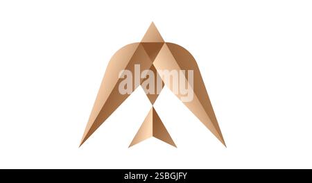 Vogel-Etikett, Schild, Logo-Schwalbe Stock Vektor