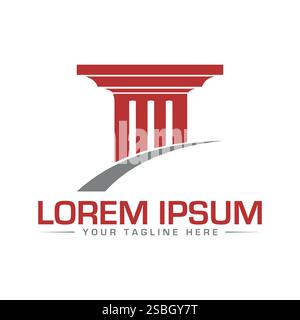 Law Logo Design, Unique and Professional Law Logo Design Stock Vektor