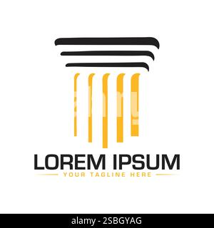 Law Logo Design, Unique and Professional Law Logo Design Stock Vektor