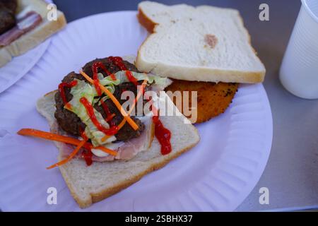 Sadwiches für Camping in Adelaide, South Australia Stockfoto