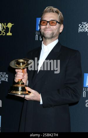 CA. 2. Februar 2025. LOS ANGELES - 2. Februar: Antony Starr im Presseraum der Saturn Awards 2025 im Universal Hilton Hotel am 2. Februar 2025 in Los Angeles, KALIFORNIEN im Presseraum für die 52. Jährlichen Saturn Awards - Presseraum im Hilton Universal City Hotel, Los Angeles, CA, 02. Februar 2025. Quelle: Priscilla Grant/Everett Collection/Alamy Live News Stockfoto