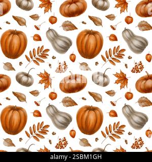 Herbst Kürbis Duschvorhang Set – Aquarell Design Produktbild-Vorschau 10