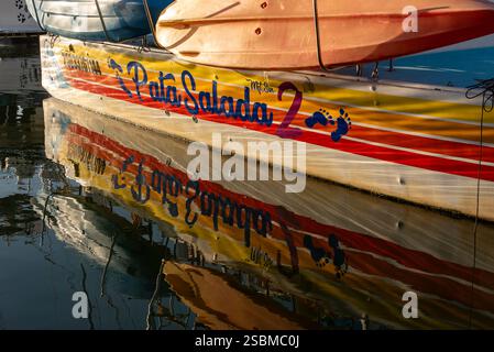 Szenen aus dem Hafen von Mazatlán, Sinaloa, Mexiko Stockfoto
