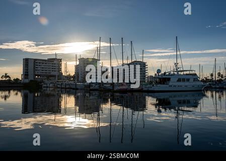 Szenen aus dem Hafen von Mazatlán, Sinaloa, Mexiko Stockfoto