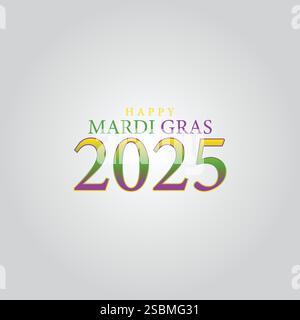 Ein fest für die Sinne, um die Freuden des Mardi Gras zu erkunden Stock Vektor