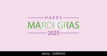 Entfesseln Sie Freude und Offenbarung die Magie des Mardi Gras Stock Vektor