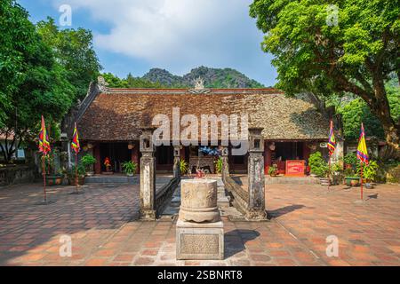 Vietnam, Provinz Ninh Binh, Hoa Lu, ehemalige Hauptstadt Vietnams zwischen 968 und 1010, Tempel des Königs Le Dai Hanh Stockfoto