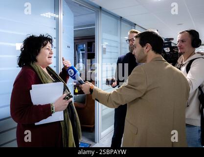 DEN HAAG - Caroline van der Plas (BBB) nach der wöchentlichen Gruppensitzung im Repräsentantenhaus. ANP REMKO DE WAAL niederlande raus - belgien raus Stockfoto