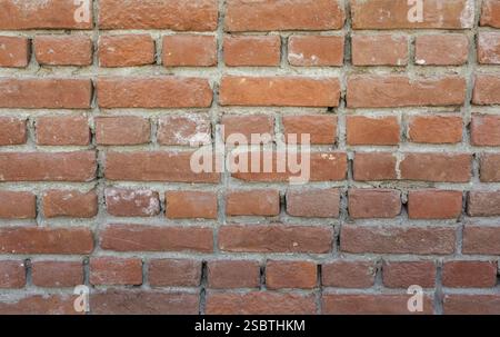 Alte Vintage Grunge Backsteinwand Hintergrund Textur mit Platz für Text Stockfoto