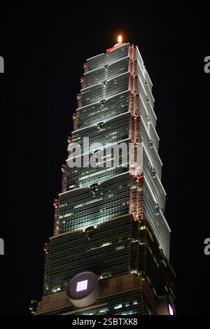 Hochhaus 101 Tower, Taipeh, Taiwan *** 101 Tower Wolkenkratzer, Taipeh, Taiwan Stockfoto
