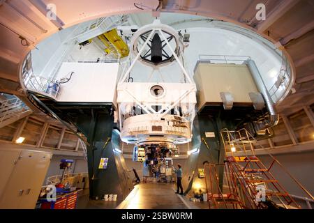 Das William Herschel Telescope WHT, Roque de los Muchachos Observatory, La Palma, Kanarische Inseln, Spanien das William Herschel Telescope wurde eröffnet Stockfoto
