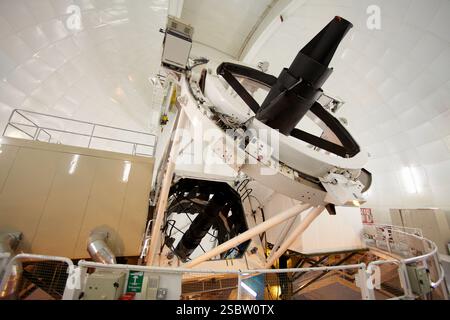 Das William Herschel Telescope WHT, Roque de los Muchachos Observatory, La Palma, Kanarische Inseln, Spanien das William Herschel Telescope wurde eröffnet Stockfoto