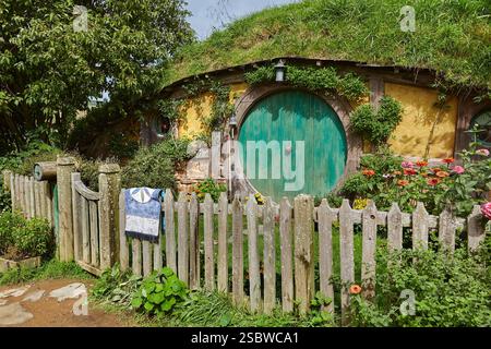 Hobbingen Filmset Stockfoto