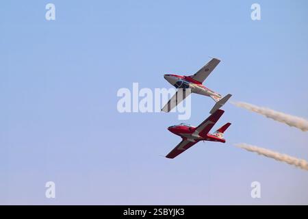 RCAF Snowbirds tritt auf der Abbotsford Airshow 2024 auf Stockfoto