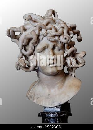 7459. Medusa, Statue von Gian Lorenzo Bernini, Italienisch, 1598–1680 Stockfoto