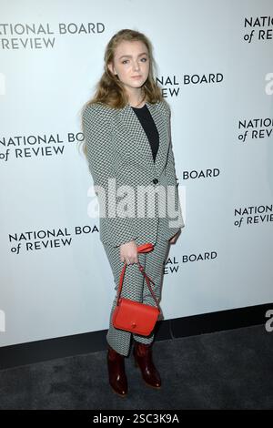 Elsie Fisher nahm am 8. Januar 2019 an der Gala der National Board of Review Awards in der Cipriani 42nd Street Teil Stockfoto