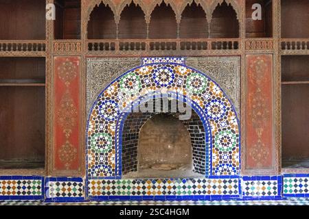 Bahia-Palast, Palast und Gartenkomplex in Marrakesch, Marokko. Stockfoto