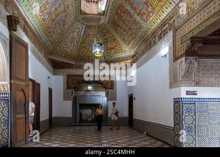 Bahia-Palast, Palast und Gartenkomplex in Marrakesch, Marokko. Stockfoto