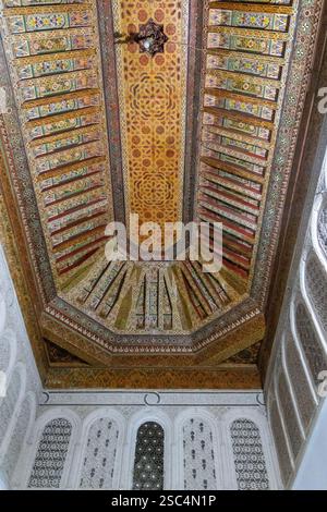 Bahia-Palast, Palast und Gartenkomplex in Marrakesch, Marokko. Stockfoto