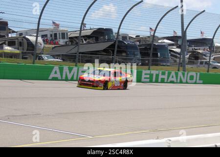 Newton Iowa, USA - 29. Juli 2017: 60 Ty Majeski Bit-O-Honey Ford NASCAR Xfinity Series, American Ethanol E15 250 Qualifying. Iowa Speedway. Stockfoto