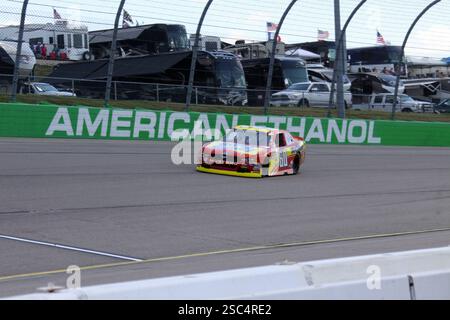 Newton Iowa, USA - 29. Juli 2017: 60 Ty Majeski Bit-O-Honey Ford NASCAR Xfinity Series, American Ethanol E15 250 Qualifying. Iowa Speedway. Stockfoto