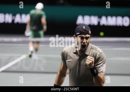 Rotterdam, Niederlande. Februar 2025. Tennis ABN AMRO OPEN, ATP 500, Matteo Berrettini (ITA), Rotterdam, 5. Februar, 2025. Foto Felice Calabro' Credit: Unabhängige Fotoagentur/Alamy Live News Stockfoto
