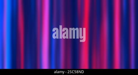 Abstrakter Hintergrund mit blauen, roten und violetten vertikalen leuchtenden Linien. Abstraktes Streifenmuster. Heller Hintergrund für Ihr Geschäftskonzept. Schön Stockfoto