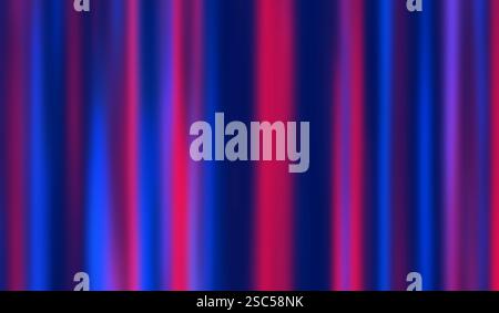 Abstrakter Hintergrund mit blauen, roten und violetten vertikalen leuchtenden Linien. Abstraktes Streifenmuster. Heller Hintergrund für Ihr Geschäftskonzept. Schön Stockfoto