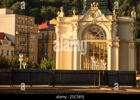 Die Stadt Marienbad ist eine Kurstadt in der Tschechischen Republik. Stockfoto