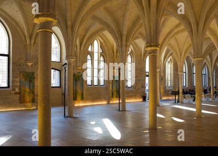 Im Inneren des Collège des Bernardins oder des Collège Saint-Bernardin, dem 5. Arrondissement von Paris Stockfoto