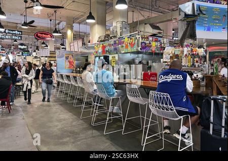 Grand Central Market am South Broadway, Downtown, Los Angeles, Kalifornien, USA, Nordamerika Stockfoto
