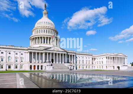 Kapitol der Vereinigten Staaten (US Capitol Building) in Washington DC, District of Columbia, USA Stockfoto