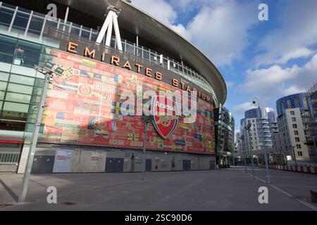 Islington, London, Vereinigtes Königreich - 25. November 2024: Emirates Stadium, Heimstadion des Arsenal Football Clubs in Highbury, Islington Stockfoto