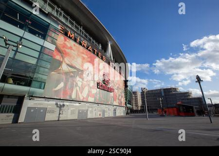 Islington, London, Vereinigtes Königreich - 25. November 2024: Emirates Stadium, Heimstadion des Arsenal Football Clubs in Highbury, Islington Stockfoto