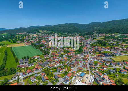 Sommer im Bayerischen Wald rund um den Luftkurort Bodenmais am Großen Arber Stockfoto