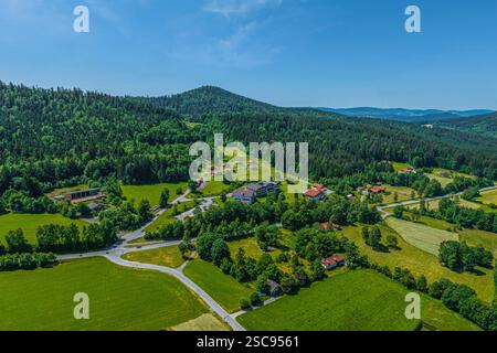 Sommer im Bayerischen Wald rund um den Luftkurort Bodenmais am Großen Arber Stockfoto