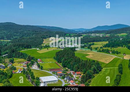 Sommer im Bayerischen Wald rund um den Luftkurort Bodenmais am Großen Arber Stockfoto