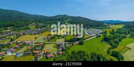 Sommer im Bayerischen Wald rund um den Luftkurort Bodenmais am Großen Arber Stockfoto