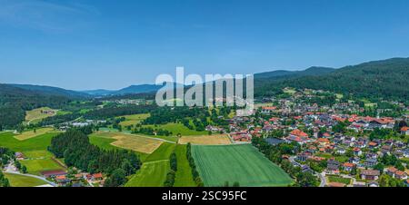 Sommer im Bayerischen Wald rund um den Luftkurort Bodenmais am Großen Arber Stockfoto