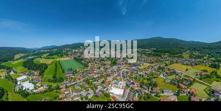 Sommer im Bayerischen Wald rund um den Luftkurort Bodenmais am Großen Arber Stockfoto