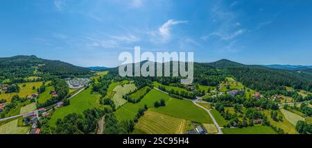 Sommer im Bayerischen Wald rund um den Luftkurort Bodenmais am Großen Arber Stockfoto