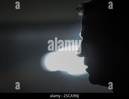 Hamburg, Deutschland. Februar 2025. Oliver Bierhoff, ehemaliger Nationalmannschaftsmanager, während eines Interviews auf der SPOBIS-Branchenkonferenz im CCH (Congress Center Hamburg). Quelle: Christian Charisius/dpa/Alamy Live News Stockfoto