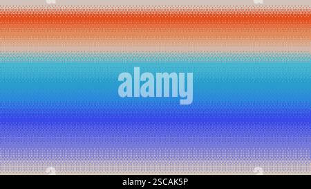Farbenfroher, nahtloser Hintergrund im Pixel-Art-Stil. 8-Bit-Dithering-Hintergrund. Vektorabbildung Stock Vektor