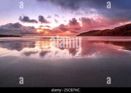 Polin Beach, Schottland. UK Stockfoto