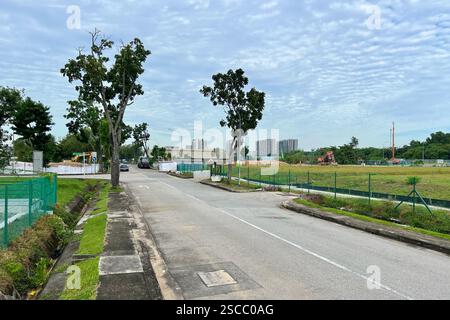 Das im Nordosten von Singapur gelegene DEFU Industrial Estate wird einer umfassenden Sanierung unterzogen. Stockfoto