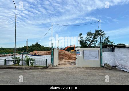 Das im Nordosten von Singapur gelegene DEFU Industrial Estate wird einer umfassenden Sanierung unterzogen. Stockfoto