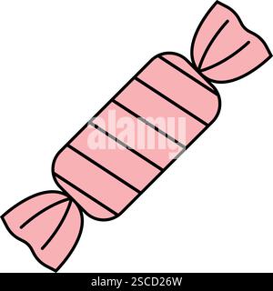 Symbol für Süßigkeiten. Süßigkeiten Zeichen und Symbole. Stock Vektor