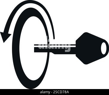 Schild Motor ausschalten. Fahrzeugschilder und -Symbole. Stock Vektor