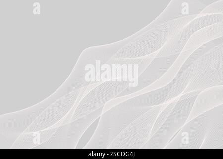 Elegante, fließende Linien mit dynamischer Textur Stockfoto