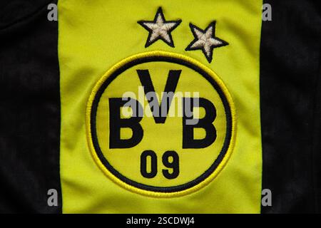 Borussia Dortmund - Ballspielverein Borussia 09 e. V. Dortmund Club Badge/Crest/Emblem Stockfoto